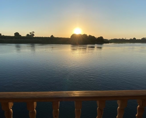Sonnenuntergang auf dem Nil