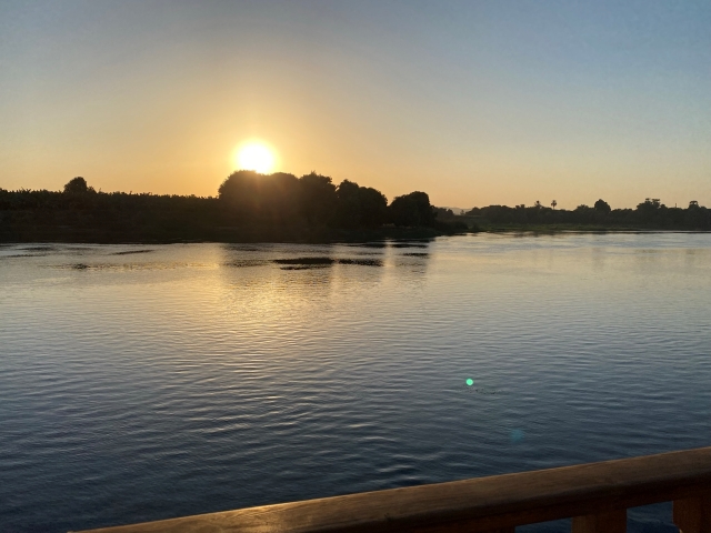Sonnenuntergang auf dem Nil